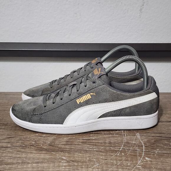 Puma Shoes - Puma Vikky Suede Women's Casual Lifestyle Shoes Sneakers Size 7 Gray